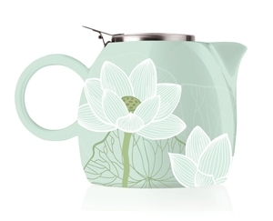 普格陶瓷茶壺 - 蓮花 Lotus